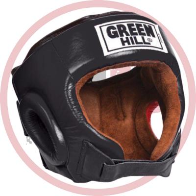 Шлем Боксерский Green Hill Best Кожа