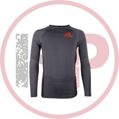 Футболка компрессионная (Рашгард) Adidas Grappling Rashguard Long Sleeve