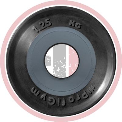 Диск «PROFIGYM» олимпийский (51мм) обрезиненный