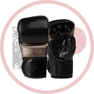 Перчатки гибридные MMA Reyvel Combat Микрофибра