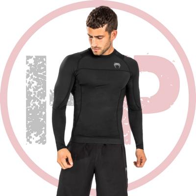 Рашгард Venum G-Fit Air Black с длинным рукавом